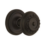 Rope Rosette with Meadows Door Knob