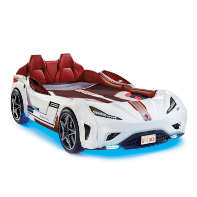 Adiqa Twin Cars Standard Bed by Zoomie Kids