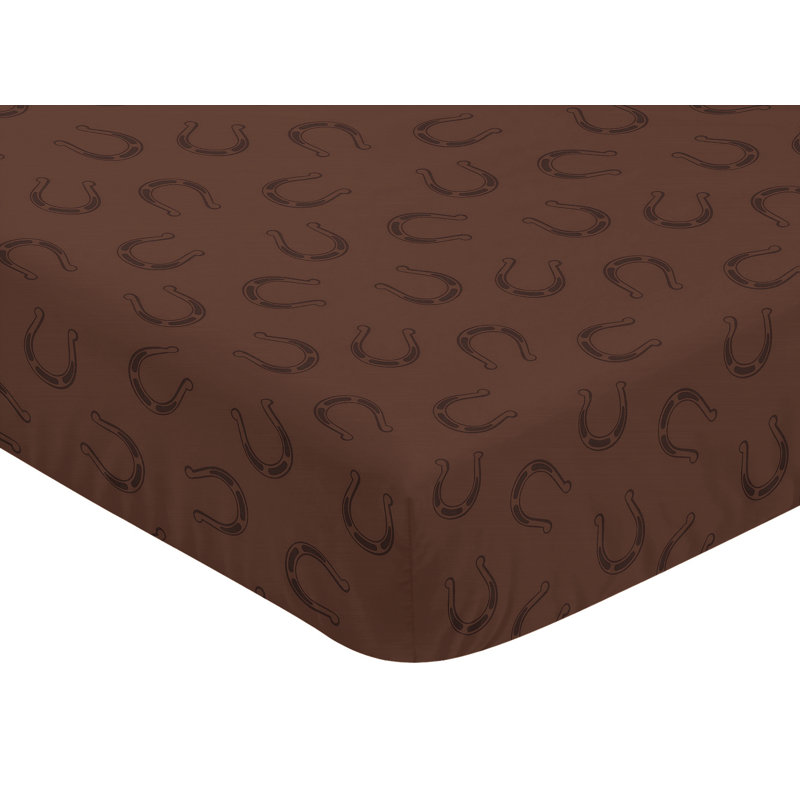 Drap-housse pour lit de bébé Wild West Cowboy