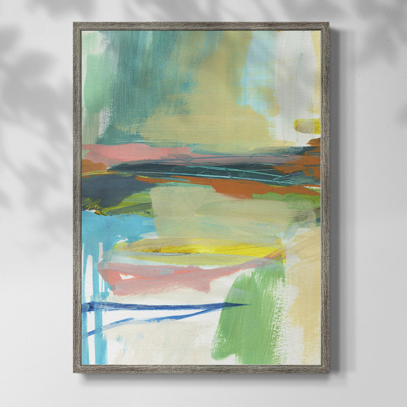 Radiant Horizon III, reproduction encadrée - bois massif, H 30 po x l 24 po