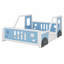 Lit plateforme classique avec roulettes en forme de voiture-1666934155