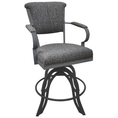 Mojave Gray Fabric On Gray - 24" Seat
