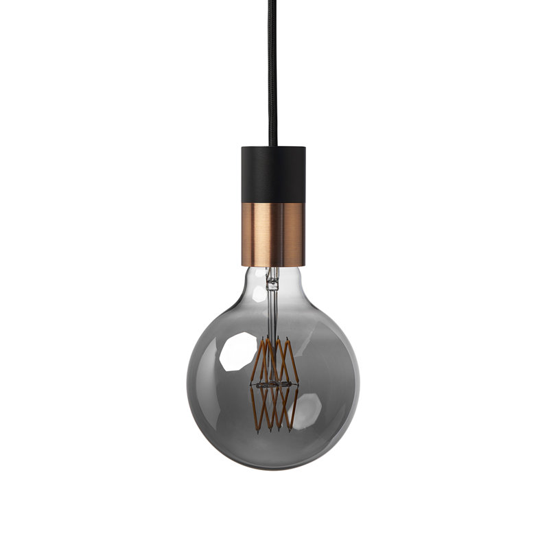 Jazlyn 1 - Light Single Pendant, Black/Copper