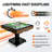 Foldable Ultra-Thin Automatic Mahjong Table with Wheels