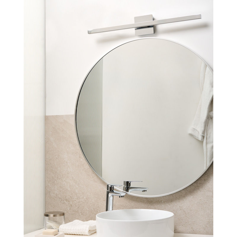 Hardwired LED Wall Mount Picture Light, Chrome