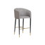 Upholstered Stool with Metal Frame-773921385-773921386