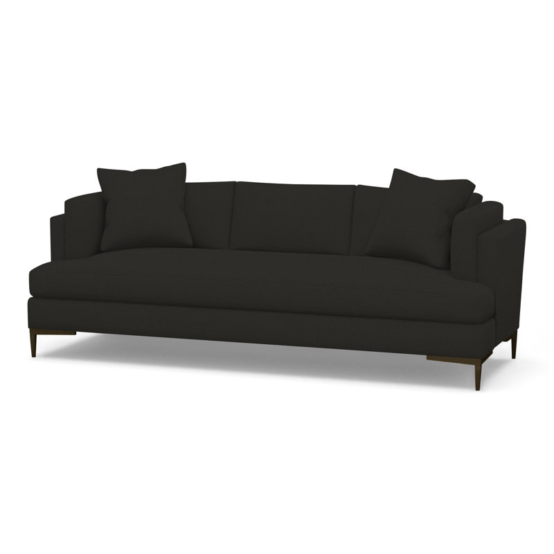Aiden Upholstered 90.5'' Sofa, Antique Bronze, Perigold Montage Onyx