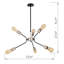6 Lights Sputnik Chandelier