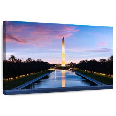 Lilie Sunset Over Washington Monument