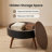 round coffee table with storage function-1343670184