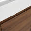 Petit meuble-lavabo flottant 18 po avec lavabo simple 18 po