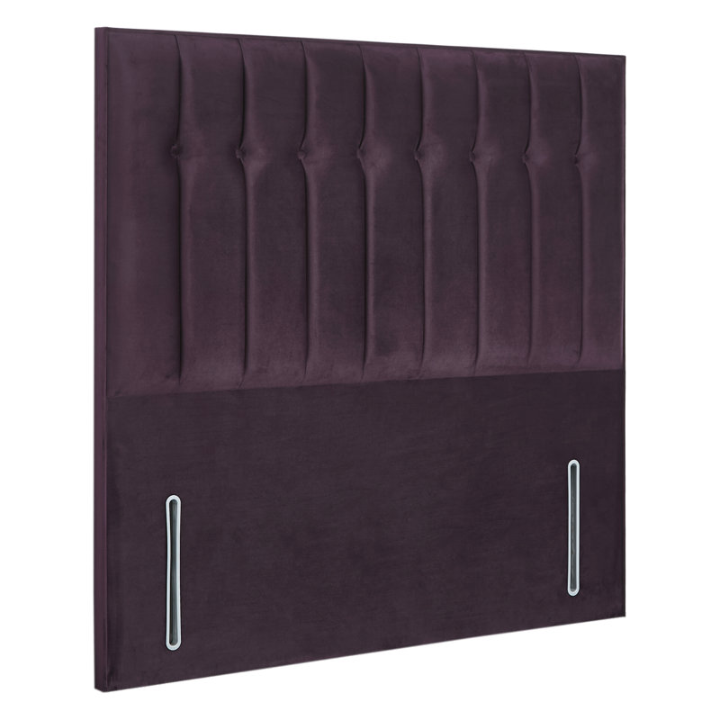Robbins Upholstered Headboard, Kingsize (5'), Plush Plum, Velvet