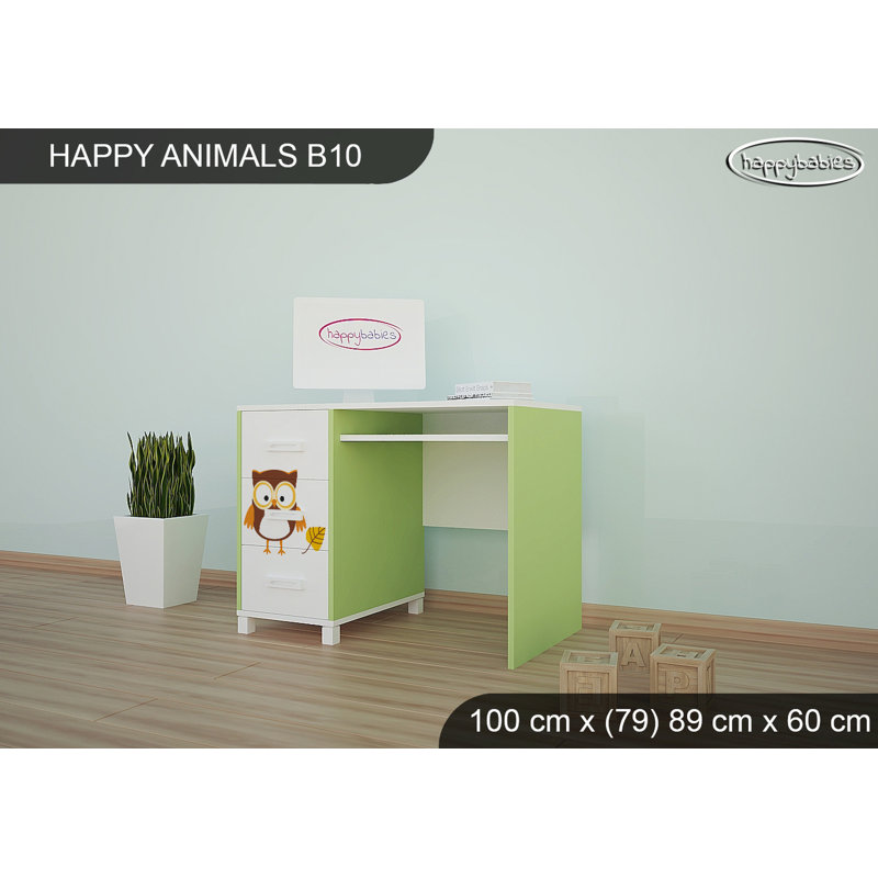 100cm Writing Desk, Green