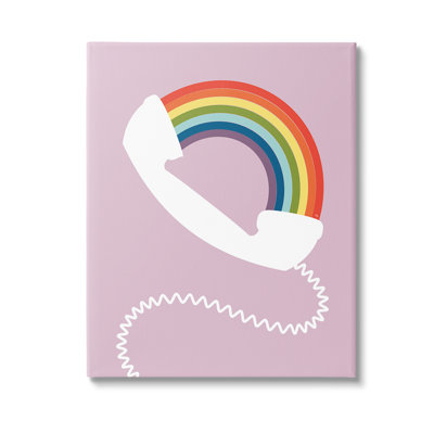 Art mural moderne sur toile arc-en-ciel moderne par Martina Pavlova