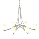 Oval Ribbon 6 - Light Shaded Classic/Traditional Chandelier