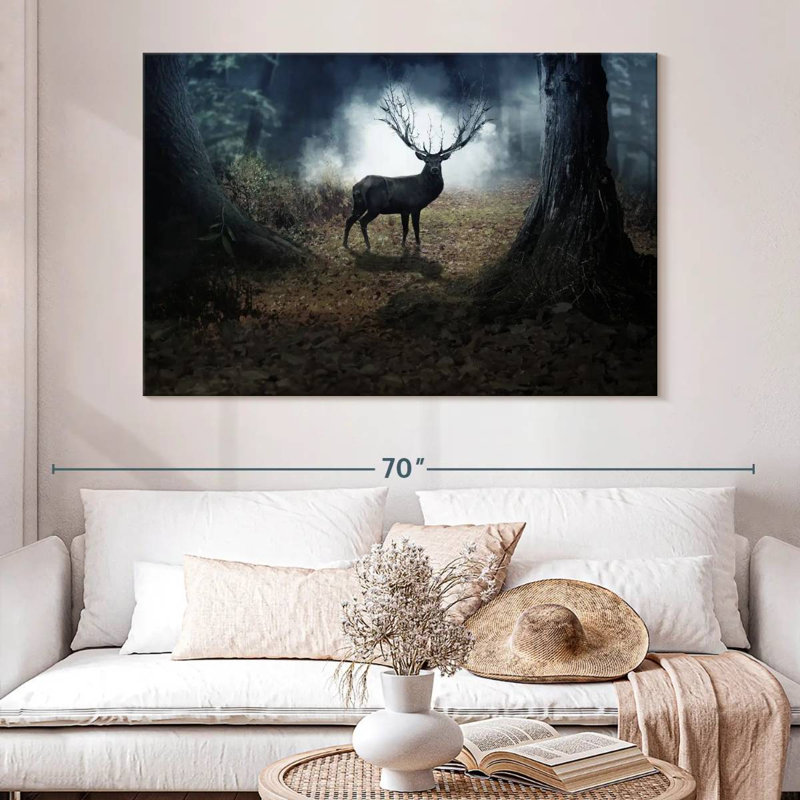 Brampt Phantom Deer Stag, 34" H x 51" W