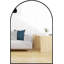 Miroir d'appoint à cadre en métal, miroir arqué Bathrrom pour mur-1382435139-1382435136