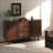 Cabinets with 2 Cupboards, 3 Drawers, Adjustable Shelves - Rustic Walnut Brown 50"W | Rustic/Lodge | Living Room