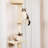 Interactive adjustable 5-tier floor-standing cat tower