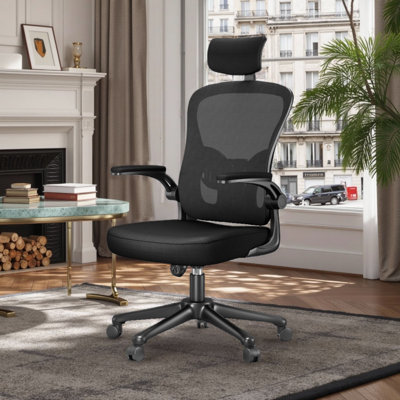Mesh Office Chair with Headrest