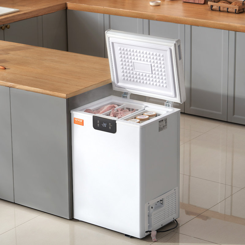Meshell Chest Freezer, White