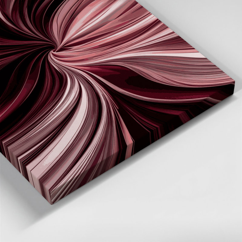 Art numérique sur toile, abstraction numérique 62, H 20 po x l 30 po