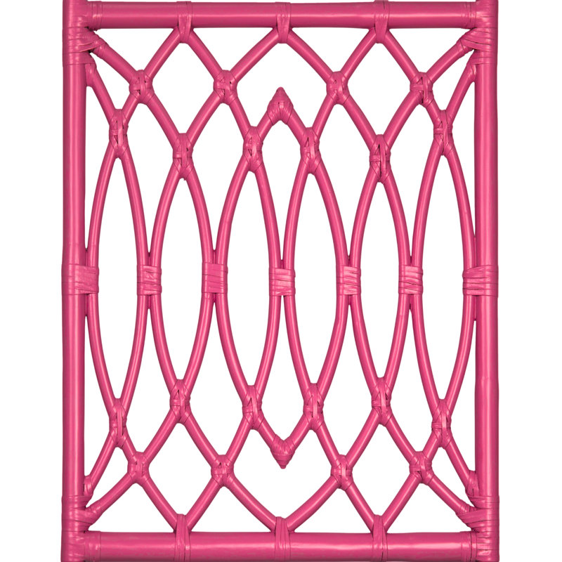 Beckham Open-Frame Headboard, King, Pink
