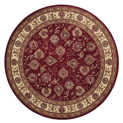 Tapis oriental rouge / ivoire Shelburne
