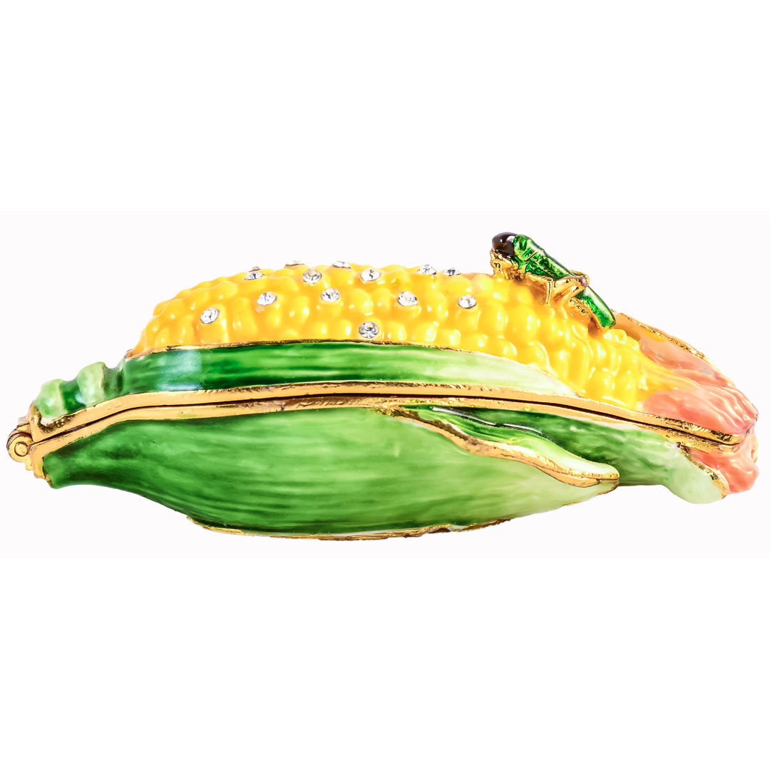 Corn Metal Decorative Box Ciel Collectables