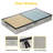 Under Bed Storage Containers, Low Profile Underbed Storage With Sturdy Sidewalls/Bottom 4.5 Inches  4Pack