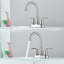 2-handle Bathroom Faucet with Drain Assembly
