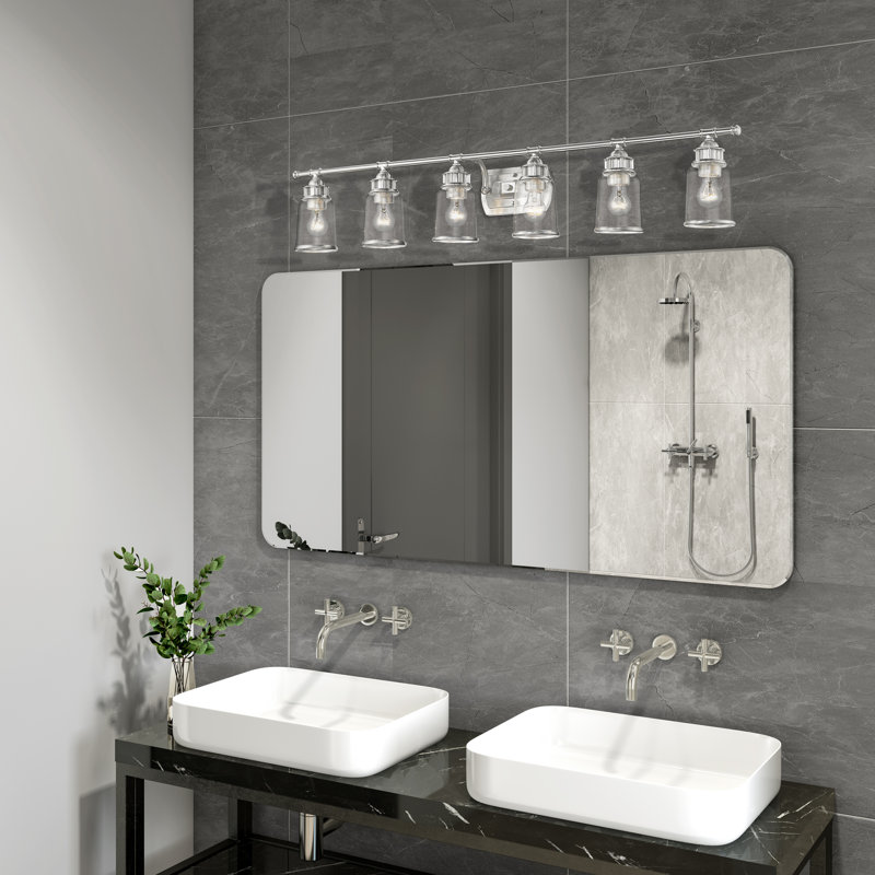 Derrick 6 - Light Dimmable Vanity Light, Brushed Nickel