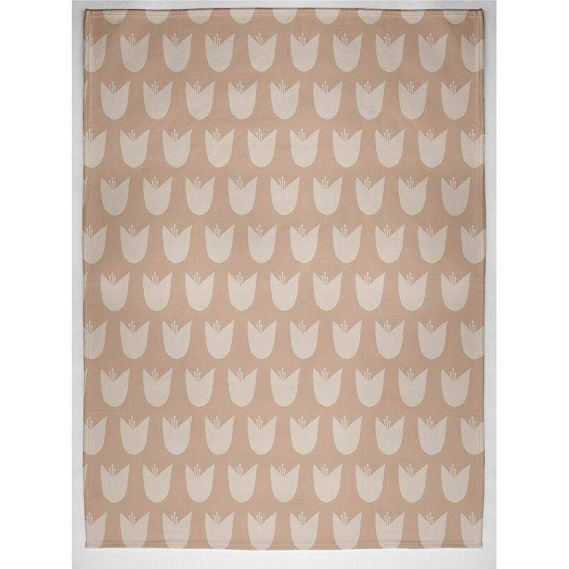 Cyprian Plain Weave / Muslin Throw Blanket, Taupe