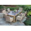 Chaise de patio avec coussin Akiva