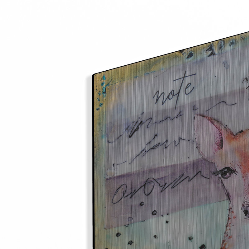 «Wood Land Whimsy 1» par Britt Hallowell, H 24 po x l 24 po