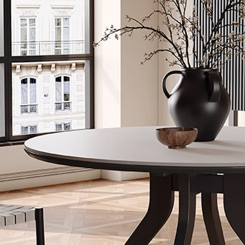 Table de salle à manger française rétro, H 29,53 po x L 47,25 po x l 47,25 po