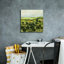  «Broom Croft» par Allan Friedlander, art mural sur toile, 18 po x 18 po