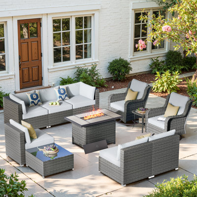 7 Piece Sofa Seating Group with Cushions by XIZZI