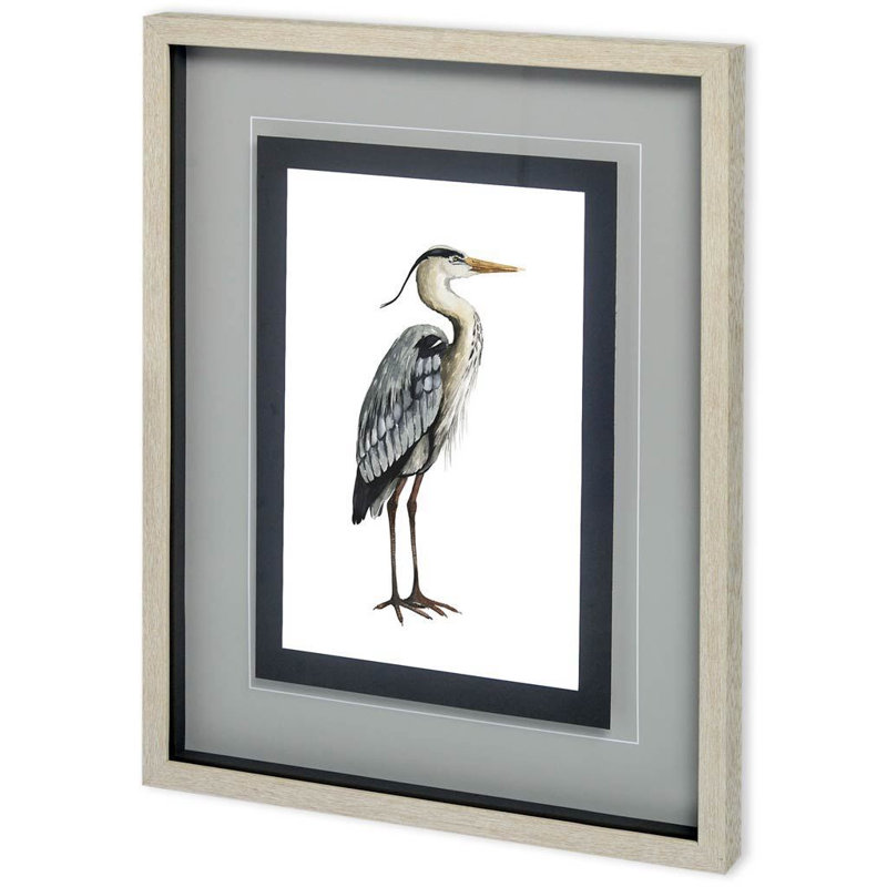 «Custom Sea Bird V» par Grace Popp, reproduction d'art encadrée sous verre, Custom Sea Bird V