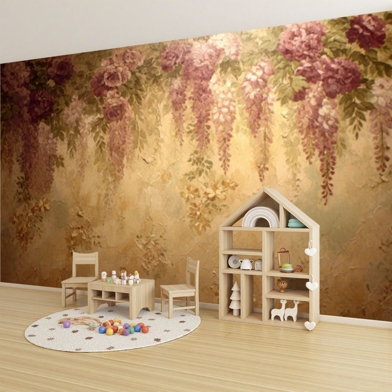 Papier peint adhésif auto-adhésif moderne pour la chambre à coucher L 69 po x l 96 po Peel and Stick