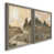 Toile avec cadre gris