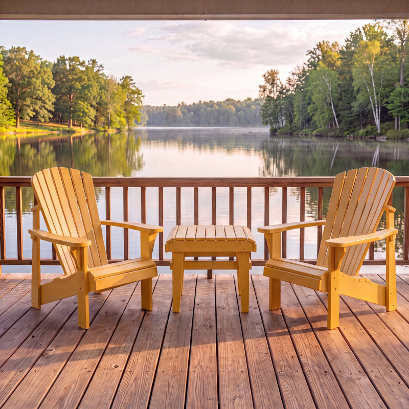 Table d'appoint Weathercraft Adirondack, bois massif de pin traité sous pression avec finition résistante aux intempéries, 15 options de couleurs Sherwin-Williams, entièrement assemblée, fabriquée aux États-Unis