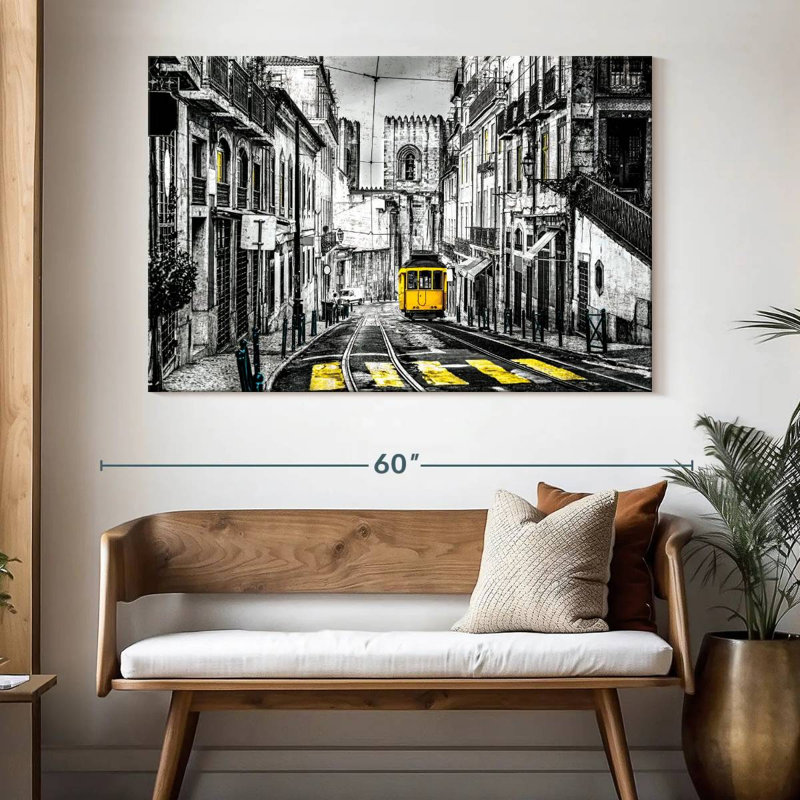 Sireci Lisbon Tram Pop, 34" H x 51" W
