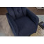 Chaise d'appoint pivotante et berçante rembourrée en tissu Paiton-2122132405