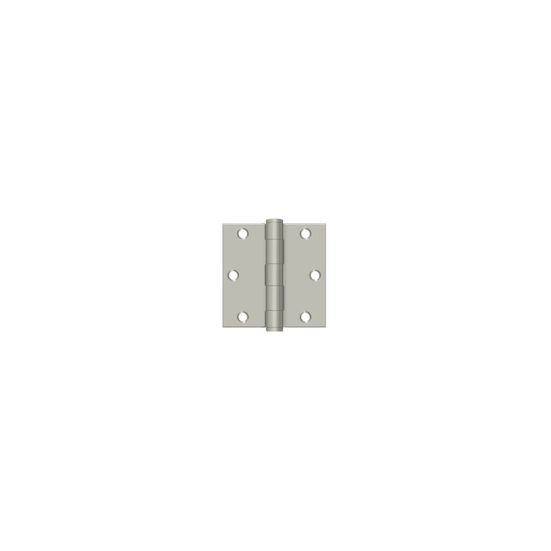 Steel Hinge, Brushed Nickel