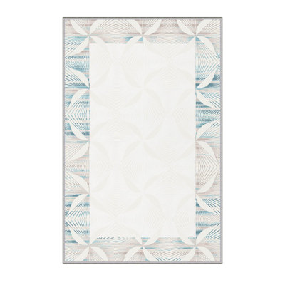 Dazsha Light Brown/Blue Rug