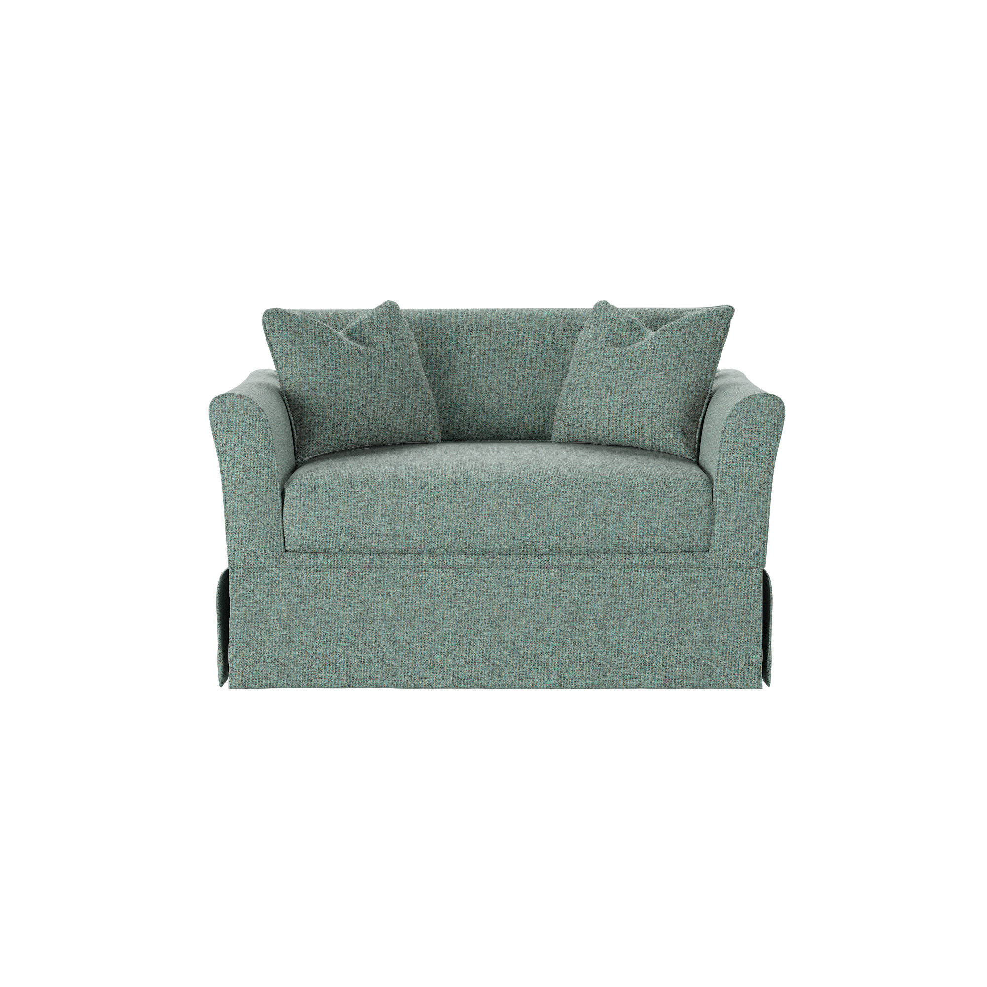 Shelby Upholstered Chair And A Half, Bayou Midnight Canvas
