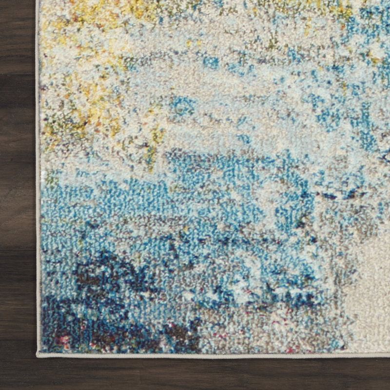 Adrihana Machine Woven Abstract Area Rug, Rectangle 7'10" x 10'6"