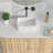 16'' L x 12'' W Ceramic Rectangular Vessel Bathroom Sink With Rounded Corners
