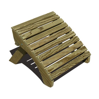 Pine Outdoor Ottoman
